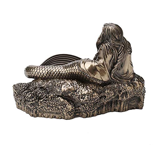 Estatua Decorativa Siren's Lament en Resina de Bronce miniatura 4