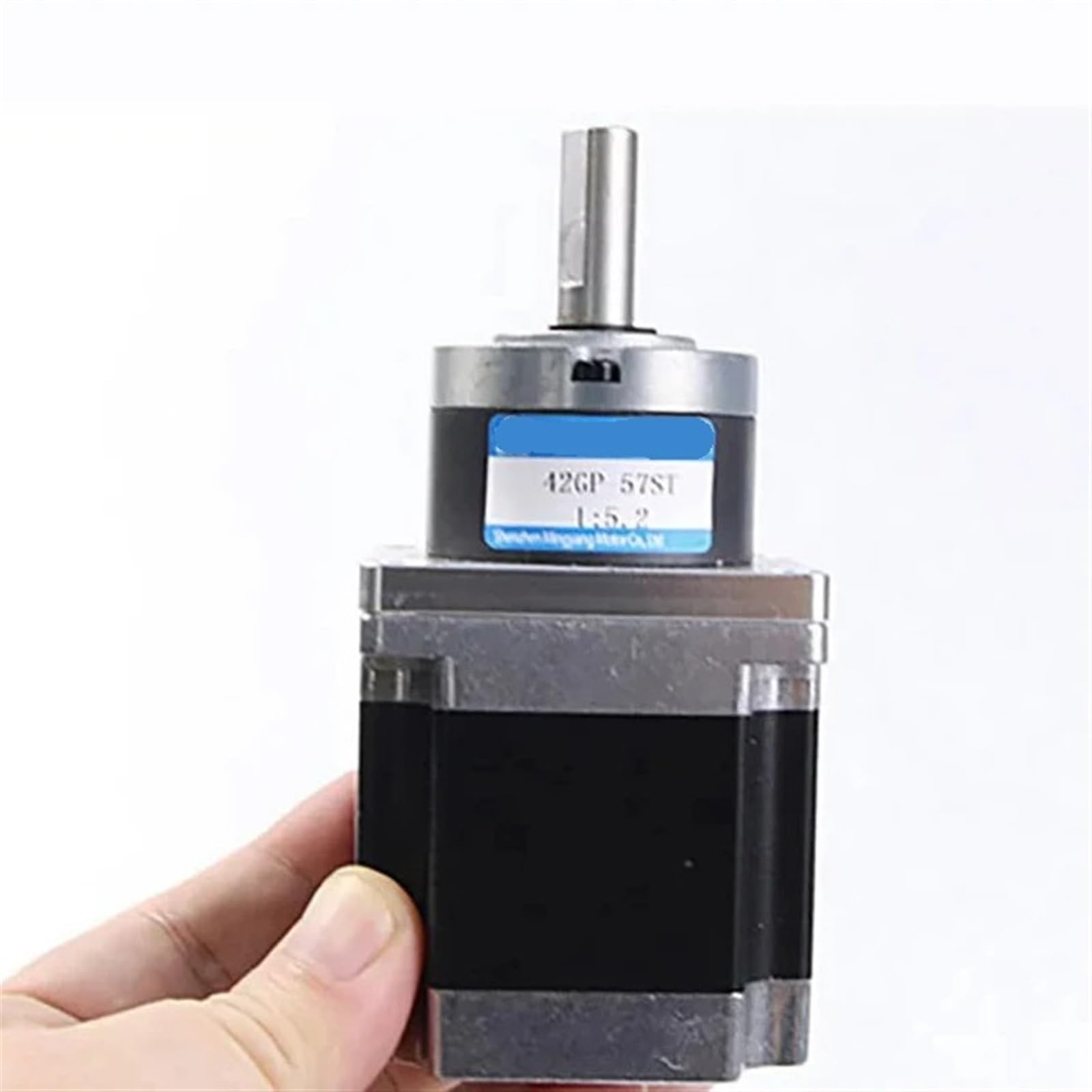HYRBNSDLK Stepper Motor with Planetary Gearbox 42GP-57ST Worm Gear Reducer Large Torque DC 1.8 ° 57mm Hybrid(Motor and bracket,Ratio 368 to 1)
