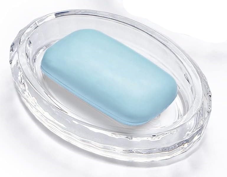 4basix Glass Soap Bar Holde (Oval)