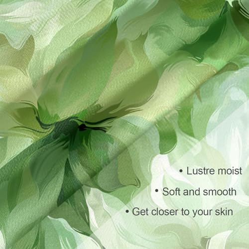 KLL Style Light Green silk scarf head wrap Warm for women for christmas scarf bufandas para mujer3