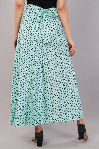 Image of Women's Printed Maxi Wraparound Skirt