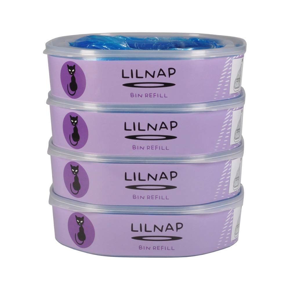 lilnap refill cassettes compatible with litter locker fashion 4er pack amazon co uk pet supplies