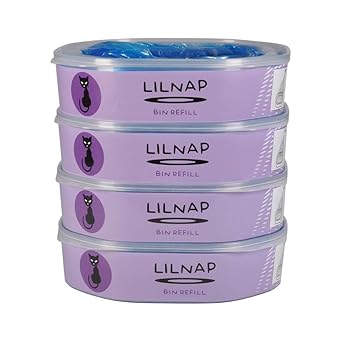 lilnap refill cassettes compatible with litter locker fashion 4er pack amazon co uk pet supplies