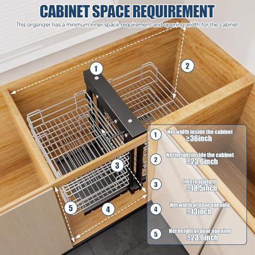 Organiseur d'angle coulissant pour simplifier le rangement cuisine