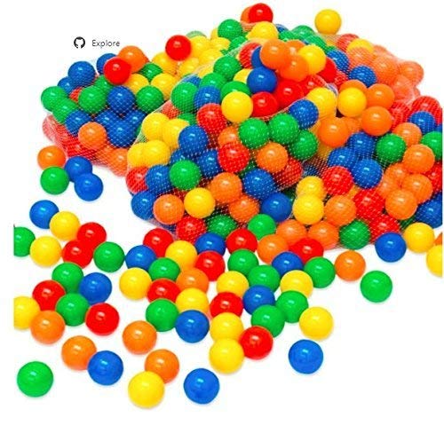 advancedestore Pool/Pit/Ocean Balls, 8 cm Diameter (Multi Color)- Set of 12