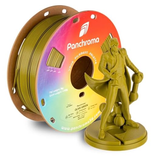 Polymaker Panchroma CoPE 3D Printer Filament, Olive Green 3D Printing Filament 1.75mm 1kg, Prints Better Than PLA, Enables High Speed Printing, Compatible with Most 3D Printer, Olive Green