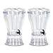 2 Pack Cold Beverage Drink Dispenser Unbreakable 3.5 Gallon BPA Free with Ice Cone, Parties, Weddings, Catering, Events