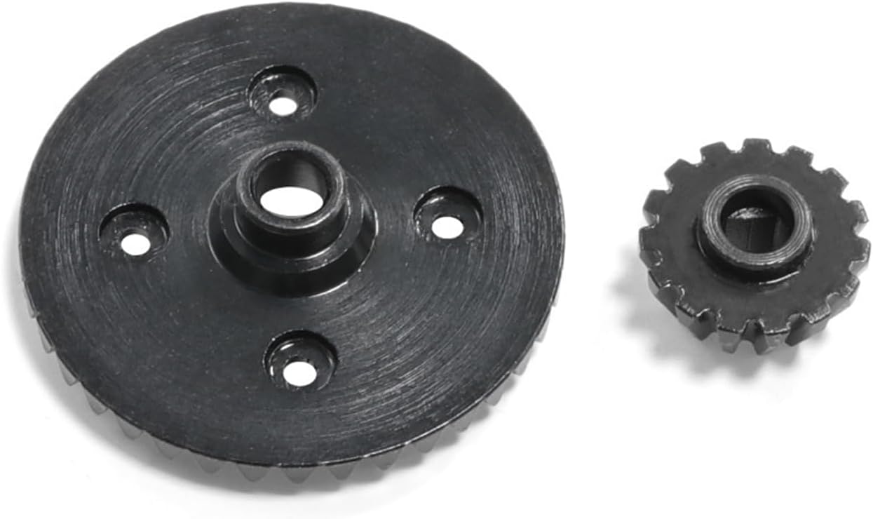 Aluminum Differential Shell Diff Cover with Steel Diff Gear RC Upgraded Parts for Tamiya XV02 TT02 TT02B RC Car, Titanium