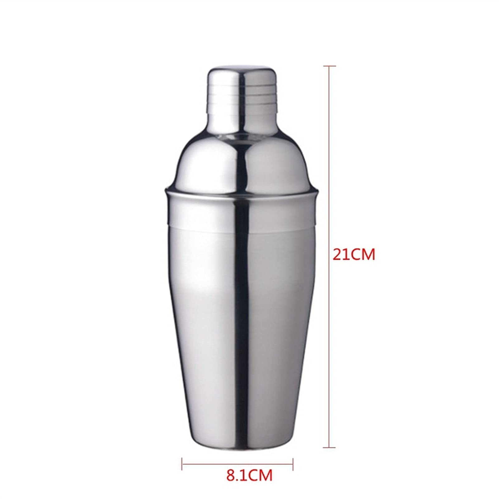 Juego de Coctelera 55 0ML Coctelera de cóctel Sistema de Acero Inoxidable Coctelera Shaker Set Abrey Mezcler Bar Wine Professional Bar Herramientas Principiantes Agitador de Cócteles