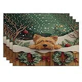 Decoración brillante para mesa de comedor: añade estilo a tu mesa de comedor con nuestro mantel individual. Perfecto para uso diario familiar, vacaciones, recepciones, fiestas y mucho más. Seguro que impresionará a tus invitados y creará una sensación sorprendente