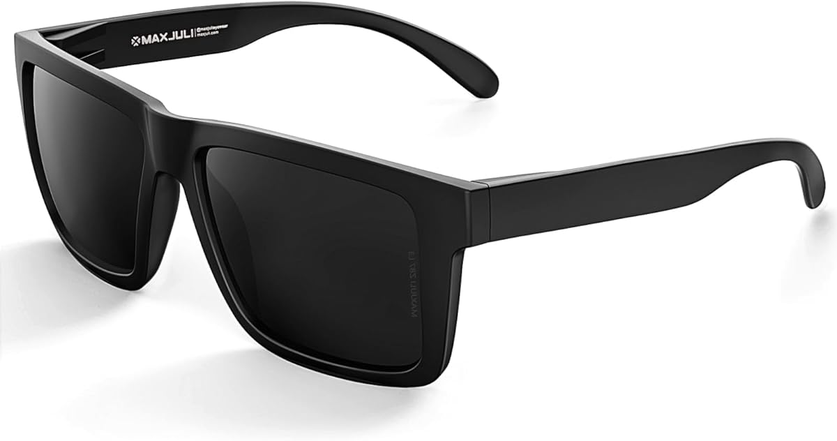 MAXJULI XXL Size Double Extra Large Z87 Sunglasses for Big Wide Heads Men TR90 Ultralight UV400 Protection Glasses 8228