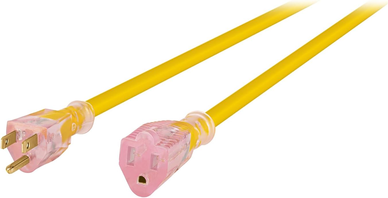 Extension reinforced grounded, 8 m, 14 gauge, Volteck