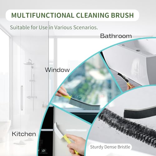Image of 2 Pack Refrigerator Coil Cleaning Brush - 30 Inch Long Handle Dryer Lint Brush Vent Cleaner for Household Use, Duct Remover, Crevice Cleaning Brush, Washing Machine Cleaning Tools