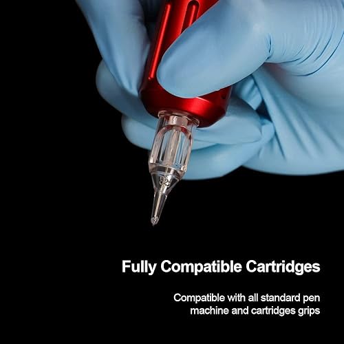 Miniatura 7 de Yuelong 60 cartuchos de agujas de tatuaje, sombreado redondo, tamaño surtido 3rs 5rs 7rs 9rs 11rs 14rs