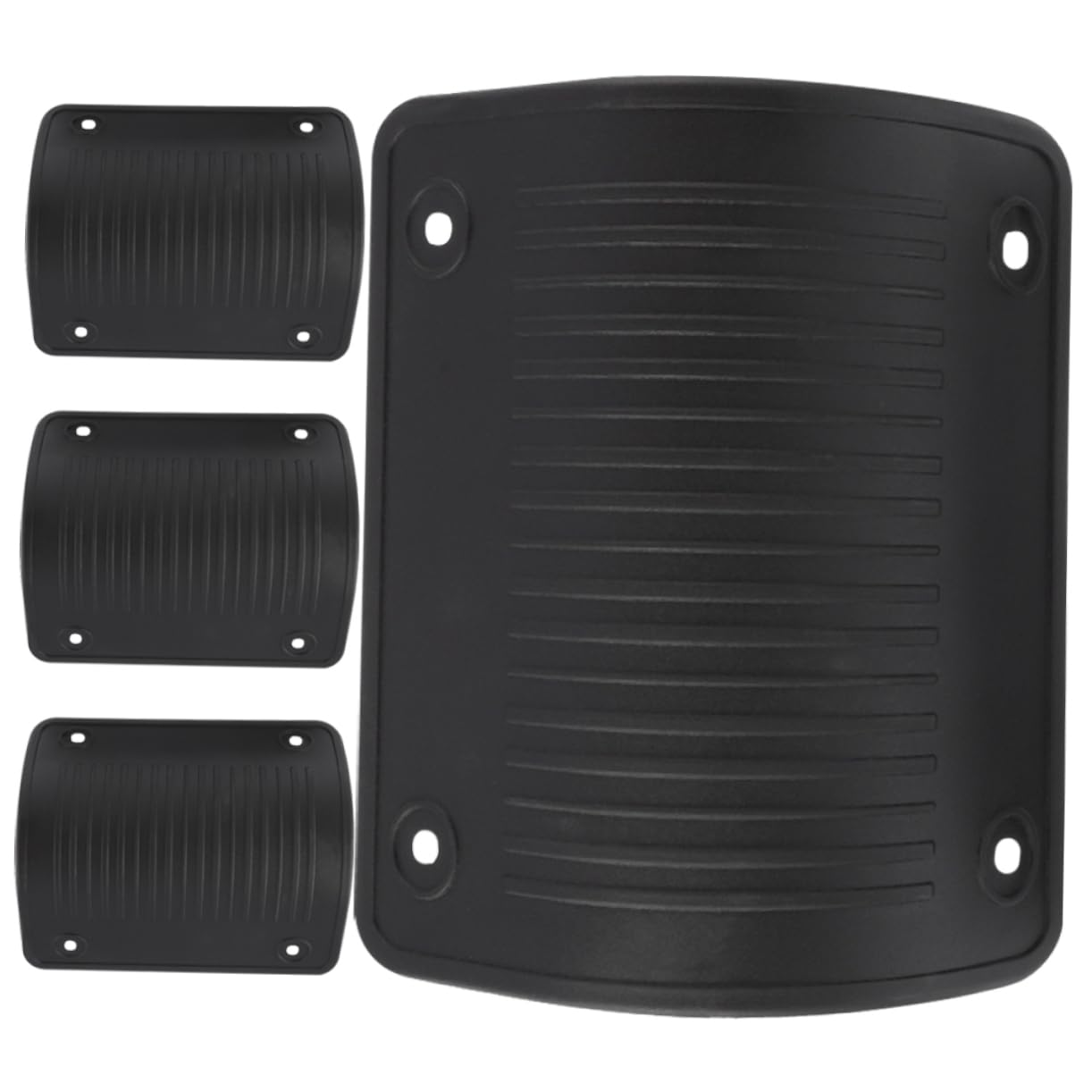 Zerodeko 4 Set Scatola Di Protezione Per Valigia Da Viaggio Accessori Valigia Resistente Accessori Valigia Nero Staccabile Chiaro Copertura Protettiva Dell'angolo Del Bagaglio 4 Pezzi*4
