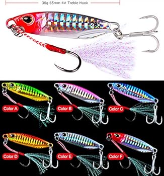 Amazon Com 6 件鉛跳釣魚餌 10 克45 公釐 離岸微型蝴蝶夾具 適用於鮪魚king Snapper 鋸齒石斑鱸魚 慢速金屬釣魚夾具 附10 Bkb 高音鉤和輔助夾具鉤 Amazon Com 6 件鉛跳釣魚餌 10 克45 公釐 離岸微型蝴蝶夾具 適用於鮪魚king Snapper 鋸齒石斑鱸魚 慢速金屬釣魚夾具 附10 Bkb 高音鉤和輔助夾具鉤