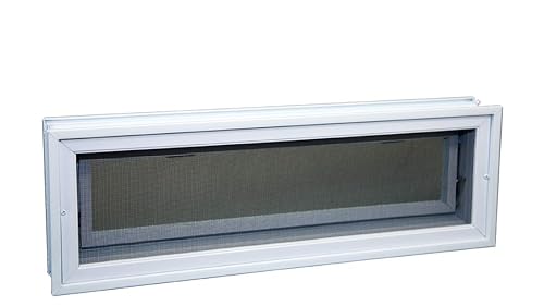 Miniatura 5 de Ventana de tolva de 22 x 8 para bloques de vidrio, cobertizos, cabañas, casas pequeñas, garajes