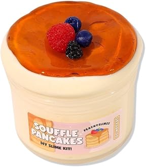 Slime World Fluffy Butter Slime Souffle Pancake for Kids Stress Relief