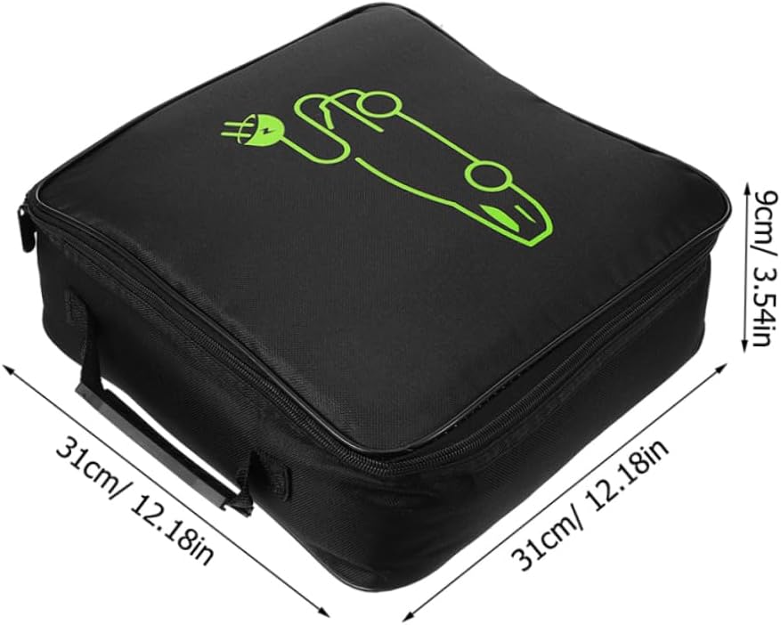 2pcs Portable Car Charging Storage Bag Wire Organizer Car Cable Bags Zipper Rv Hose