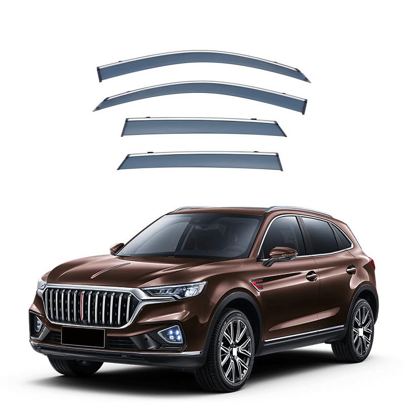 Déflecteurs de vent de voiture pare-pluie aérodynamiques pour Hongqi HS5