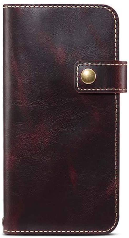 Housse de téléphone antichoc pour iPhone 12 Pro, étui portefeuille avec porte-cartes sécurisé