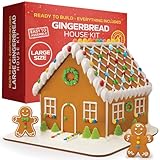 Large Gingerbread House Kit - 16 Piece Holiday...