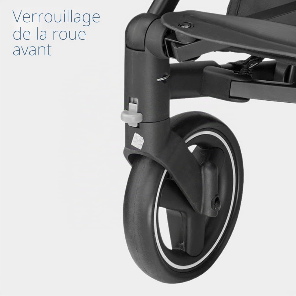 Maxi-Cosi Mara Poussette canne Ultra Compacte, De la naissance à 4 ans (0-22 kg), Brave Graphite