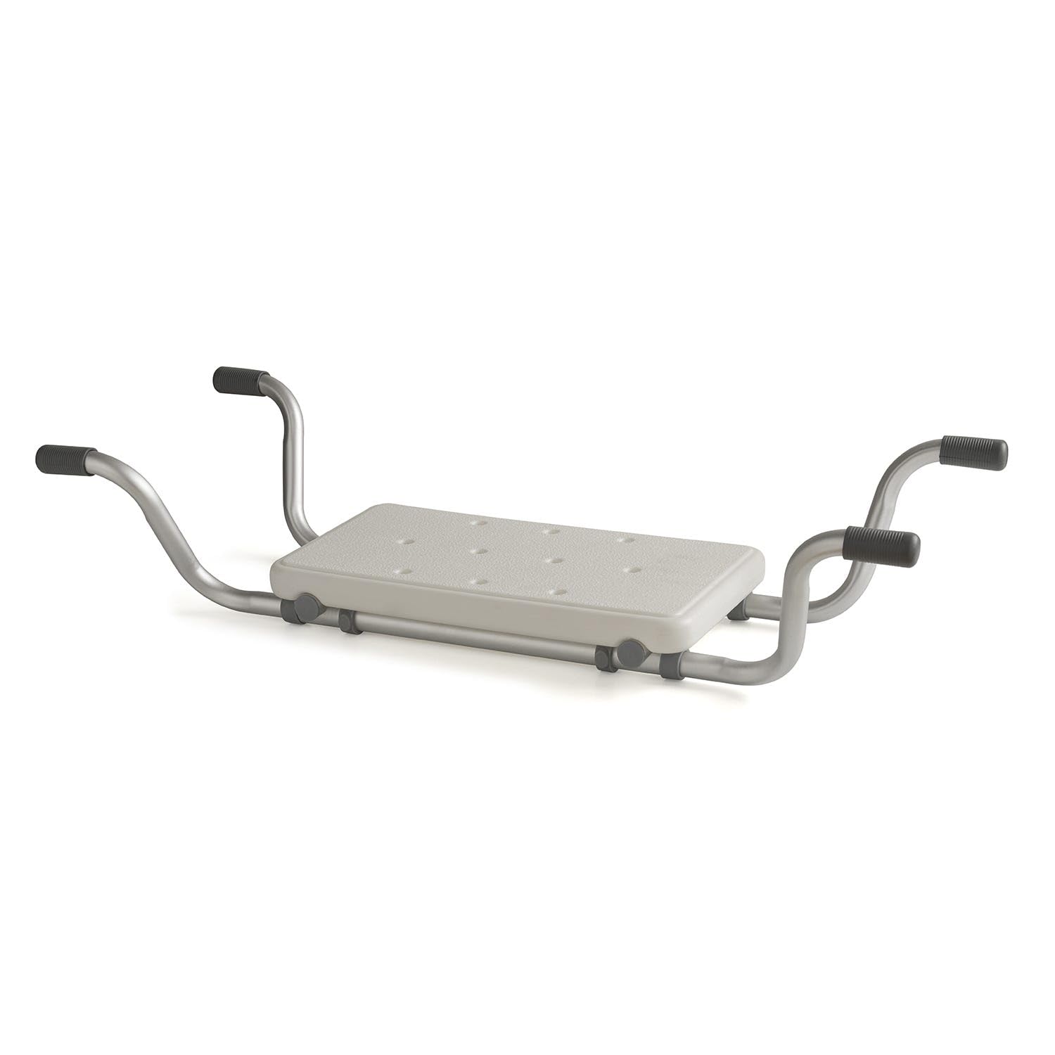 Kiamami Valentina - Asiento Regulable para bañera en Aluminio y Polietileno Blanco, Ancho 71-81,5 cm, soporta 100 kg, Friend