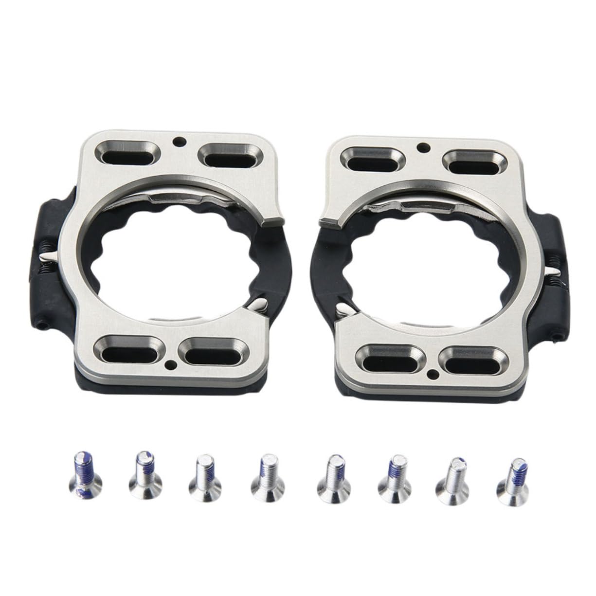 ibasenice Self-Locking Pedal Cleat for Mountain Biking Bike Pedal Accessories Easy Install and Remove Cycling Performance Enhancer