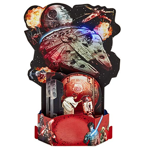 Hallmark Paper Wonder Star Wars Pop Up Birthday Card With Music (Out Of This Galaxy, Plays Star Wars Theme) #TOP1