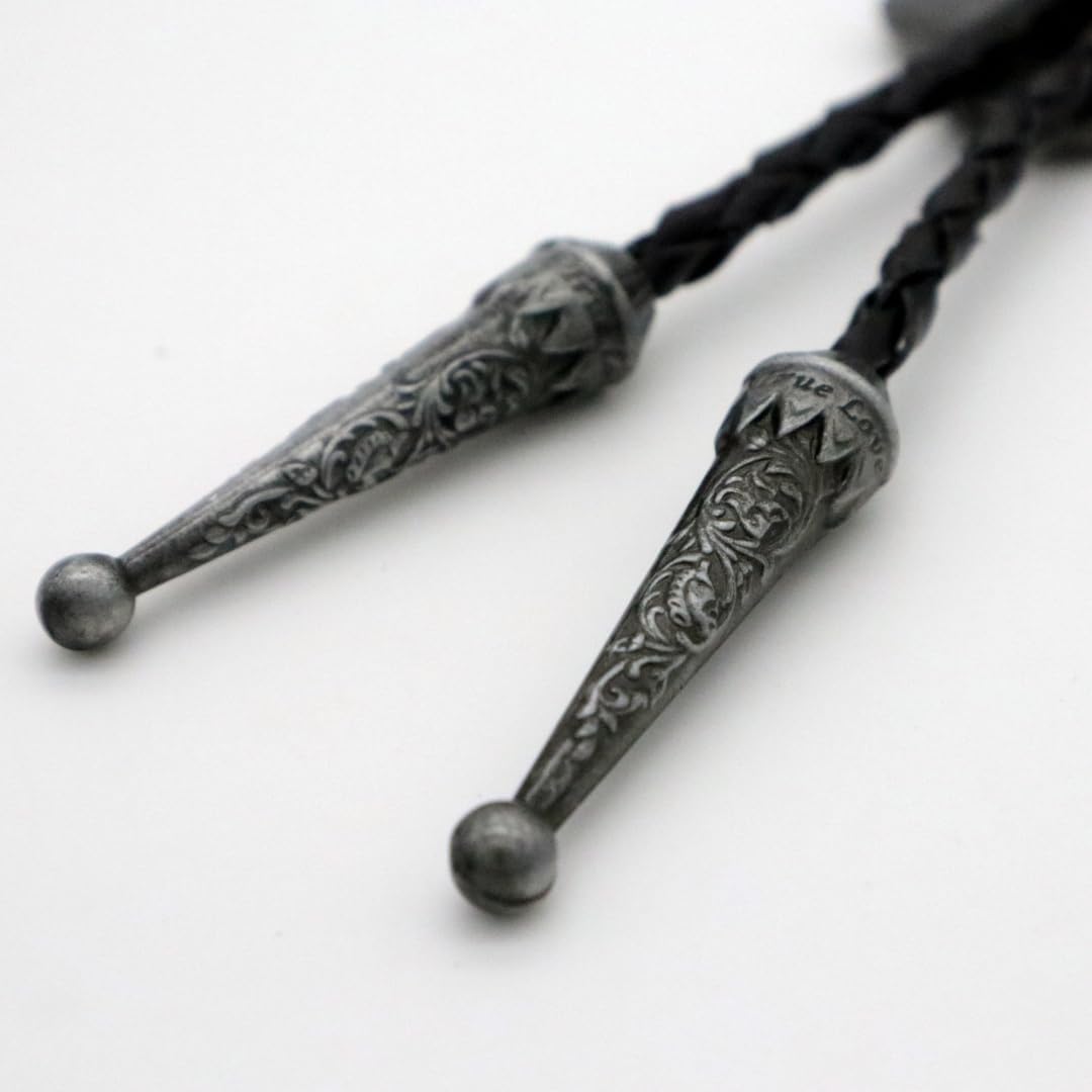 Western Letter Bolo Tie Cowboy Aalphabet A to Z Neckties Necklace for Men Women - Image 7