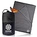 Produktbild Bahidora® Reisedecke Ultraleicht Warm 200x150cm. Camping Decke Outdoor aus Coolmax Material - ideal als Reise Zubehör. Geringes Packmaß, weich und atmungsaktiv