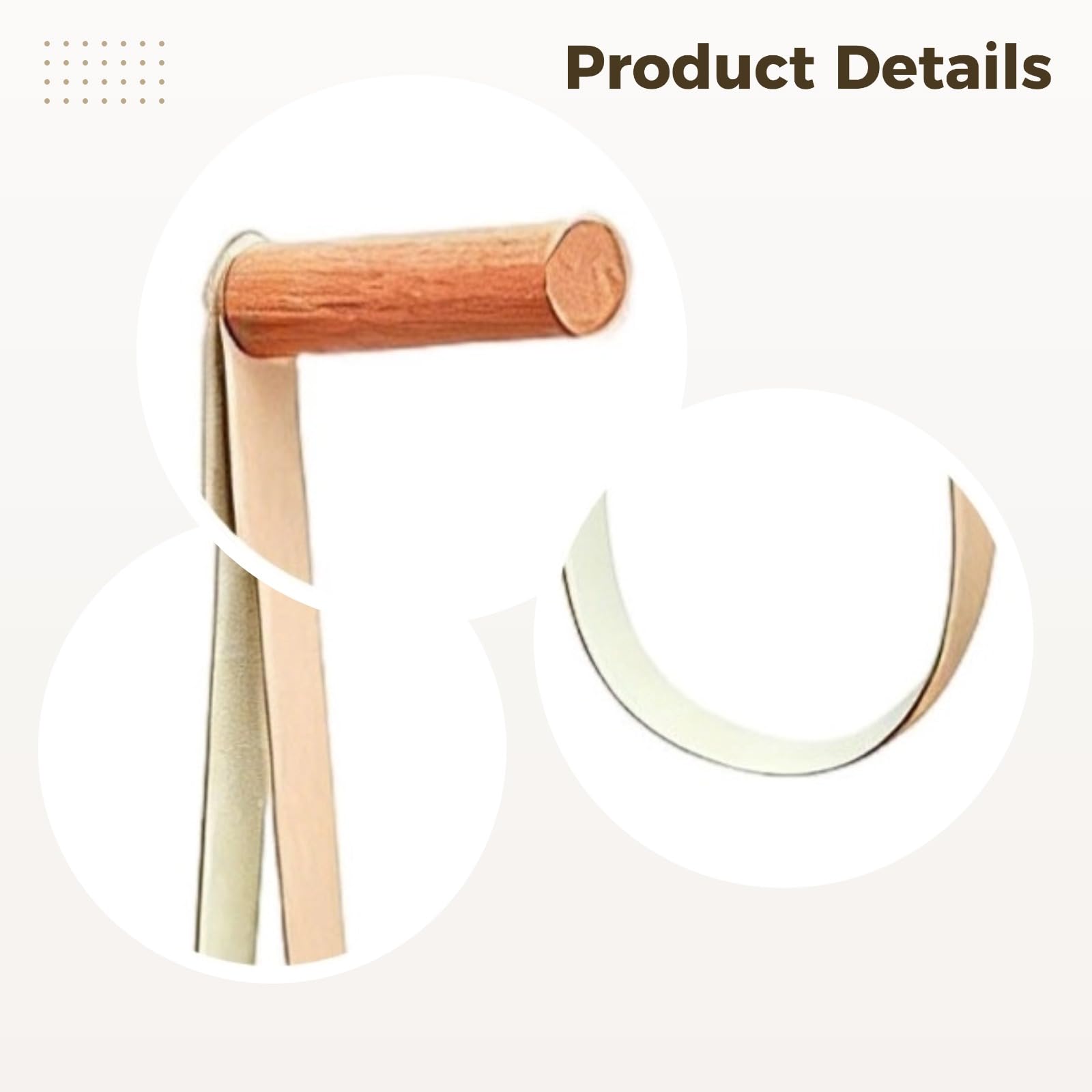 2 Stk. Surfboard-Wandhalter, 63 in / 1,6 m Longboard-Wandhalterung, Snowboard-Wandregal aus beigem PU-Leder, Wandhalterung mit Holz-Zylinderkopf, rutschfest, platzsparend