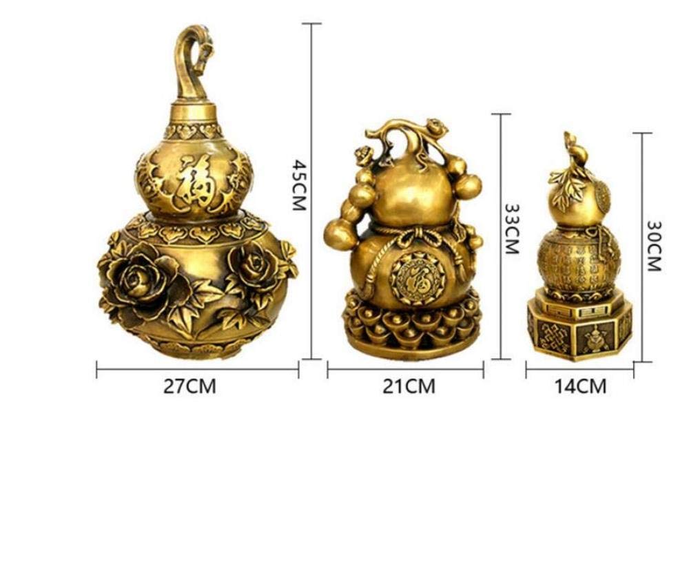 Bustos, Esculturas Y Adornos para Decoración De Bodas, Estatuas De Cobre, Calabaza De Cobre Puro, A, como Se Muestra.