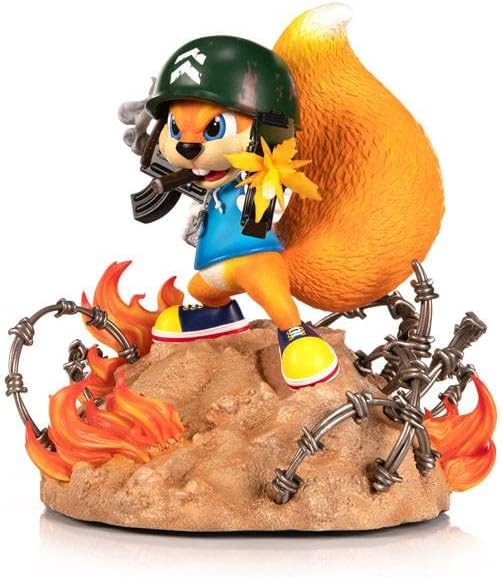 First 4 Figures CONKSOST First4figures Conker's Bad Fur Day Soldier 33 cm Resin Statue, Multicoloured, X-Large