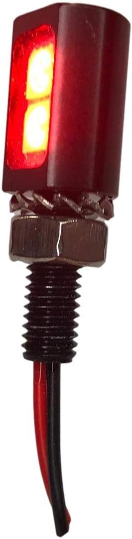 PilotLights 24 Volt DC Instrument Panel Light, Post Light - Red LED, 24VDC