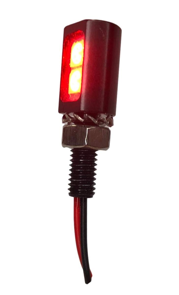PilotLights 24 Volt DC Instrument Panel Light, Post Light Red LED