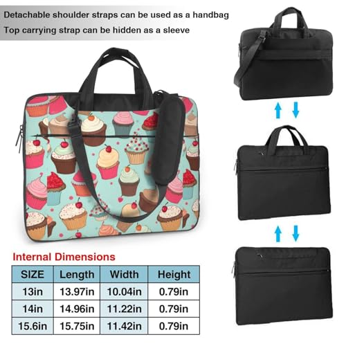 Sac ordinateur cupcake fin antichoc pour éviter les rayures de votre PC - 3