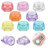 megelli händler 💎 【Leicht zu tragen】Diese Reisegläser aus Kunststoff passen nahtlos in Tasche, Handtasche, Handtasche, Rucksack und Gepäck. Dank der kompakten Größe können sie überall hingehen, ohne zu viel Platz einzunehmen. Dies reduziert Ihre Belastung und macht das Reisen einfach und praktisch.