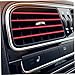 OUNONA 40pcs Car Clamp Strip Decor Air-Conditioning Outlet Trim for Easy Installation Stylish Design Compatible Car Outlets for Vehicle Interior Enhancement