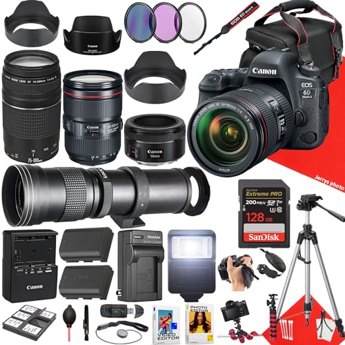 Amazon.com : Canon EOS 6D Mark II DSLR Camera with EF 24-105mm f 
