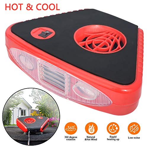 Car Heater Fan 12V, 30S Fast Heating Portable Car Auto Vehicle Electronic Heater