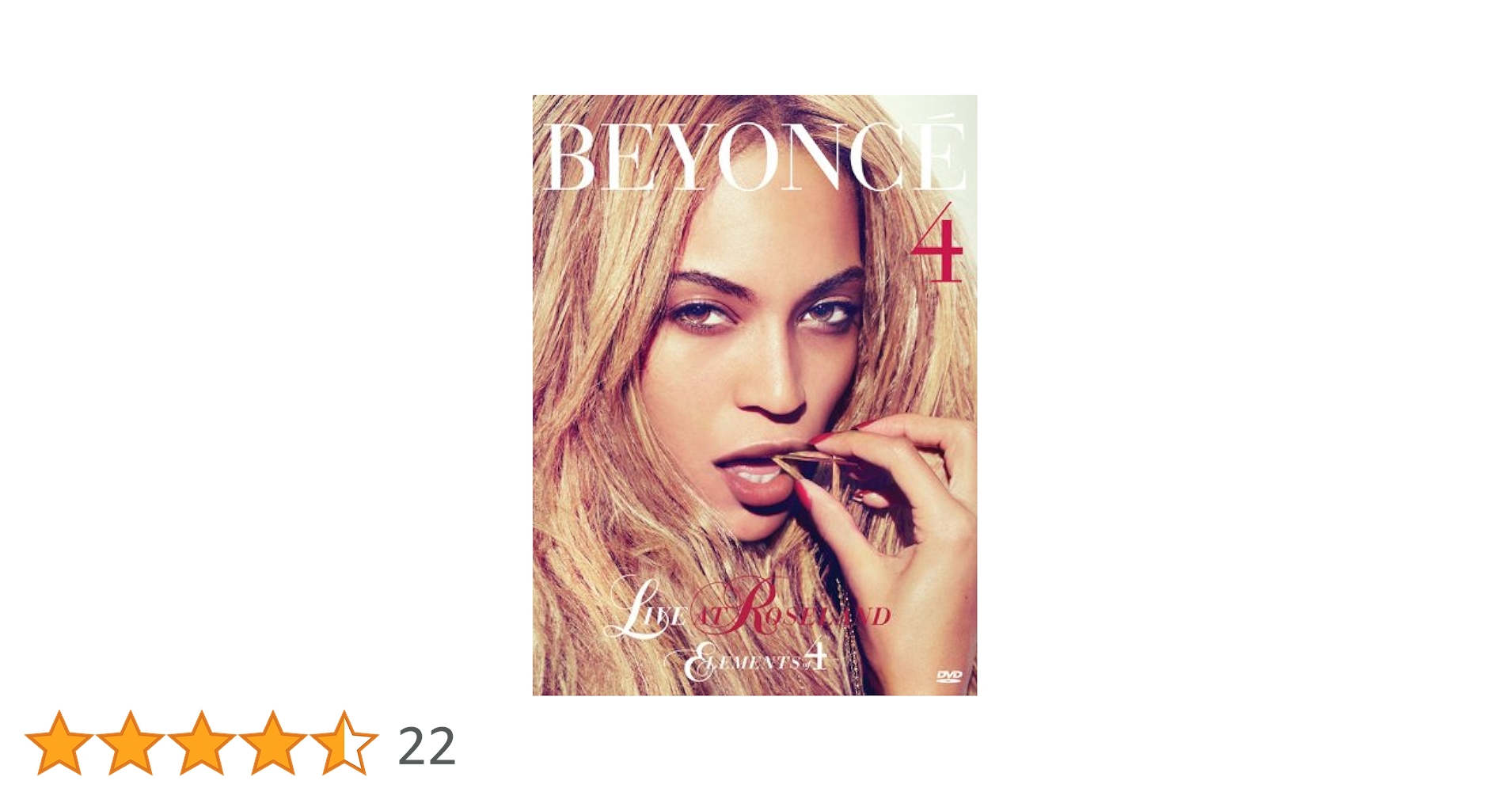 ライブ・アット・ローズランド:エレメンツ・オブ・4 [DVD] Amazon.com: Live At Roseland: Elements Of 4 : Beyoncé