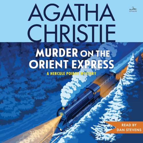 Diseño de la portada del título Murder on the Orient Express