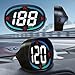 HUD Head-Up Digital Display Alarm Reminder Meter Speedometer Electronics Speed Clock Car Mileage Information