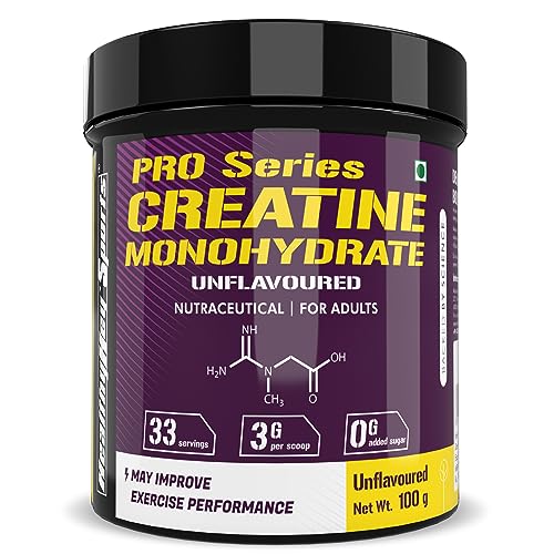 HealthyHey Sports Creatine Monohydrate powder for Muscle Building & Performance – 33 Servings (Unflavoured, 100gm) HealthyHey Sports Creatine Monohydrate powder for Muscle Building & Performance – 33 Servings (Unflavoured, 100gm)