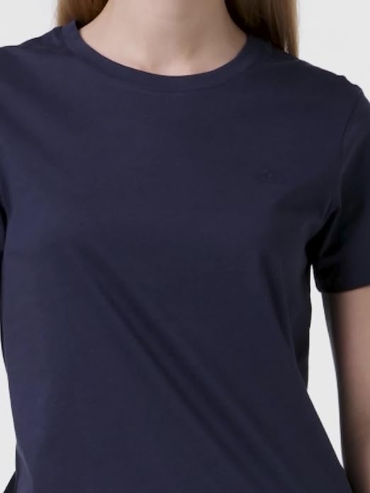 GANT Reg Graphic SS T-Shirt Donna - Blu Evening Blue, Taglia S, Cotone