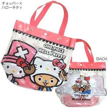 Amazon ハローキティ ワンピース チョッパー ビニールトートバッグ 子供 透明プールバッグ サンリオキャラクターグッズ通販 チョッパー ハローキティ バッグ 財布 おもちゃ