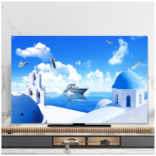 Housse de protection écran TV universelle contre saleté poussière et rayures pour moniteur plat