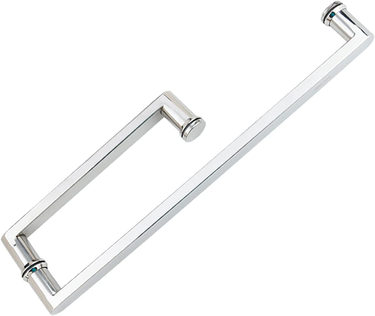 Door knob Pull Handle,Push and Pull Glass Door Handle,Simple Sliding Door Household Bathroom Shower Furniture Glass Door (Size : 225mm+425mm)